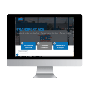 Réalisation par CDR du site Transport ACE