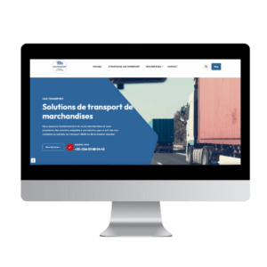 Le site Has Transport réalisé par CDRFreelance